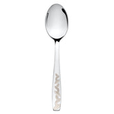 FnS Motif Stainless Steel Premium Quality Dinner Thali Set of 5 Pcs(1 Thali, 2 Bowls, 1 Glass and 1 Spoon)